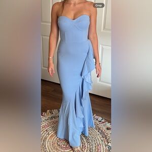 Dress The Population Sky Blue Paris Dress